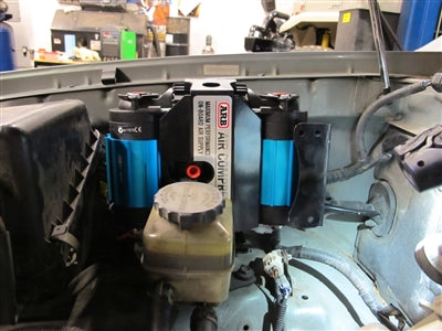 100 Series Dual Compressor Bracket (AHC Compatible) image 2